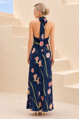 RHS Halter Neck Dress | Navy