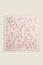 RHS Printed Silk Scarf 70cm x 70cm | Pink/Cream