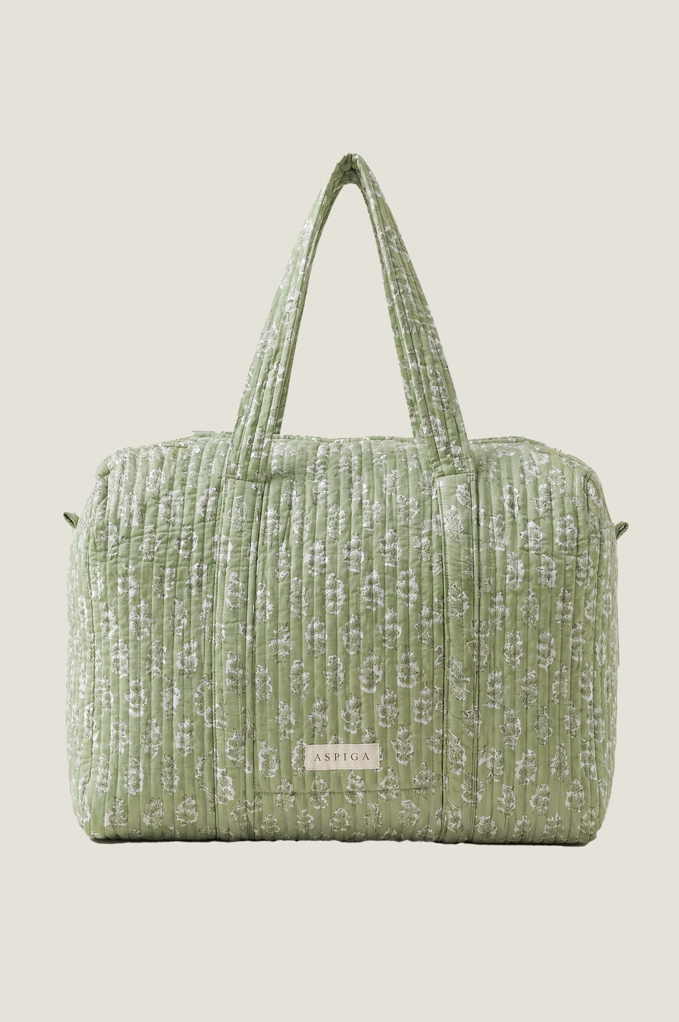 Organic Cotton Printed Weekend Bag | Buti Sage Print