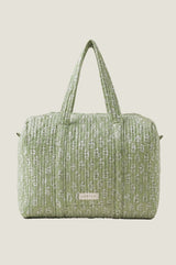 Organic Cotton Printed Weekend Bag | Buti Sage Print