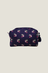 RHS Organic Cotton Printed Small Wash Bag  | Navy