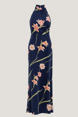 RHS Halter Neck Dress | Navy