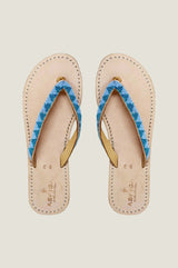 Zigi Soft Sole Sandal | Blue/Light Blue - Aspiga