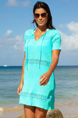 Roxy Kaftan | Turquoise - Aspiga
