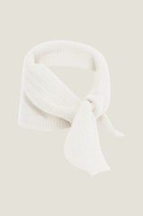 Merino Wool Tie Neck Scarf | Cream