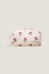 RHS Organic Cotton Printed Small Wash Bag  | Cream
