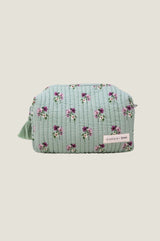 RHS Organic Cotton Printed Medium Wash Bag | Sage