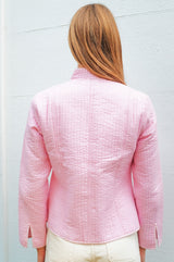 Cotton Quilted Jacket | Pink - Aspiga