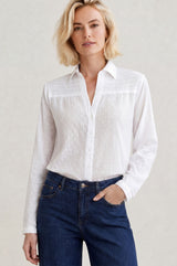 Livi Organic Cotton Blouse | White
