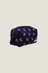 RHS Organic Cotton Printed Medium Wash Bag | Navy