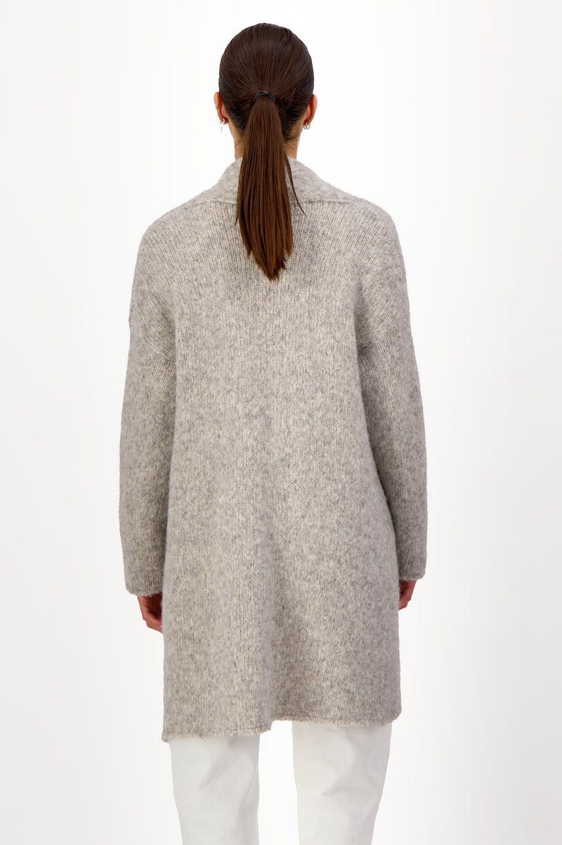 Brume Long Cardigan | Light Grey