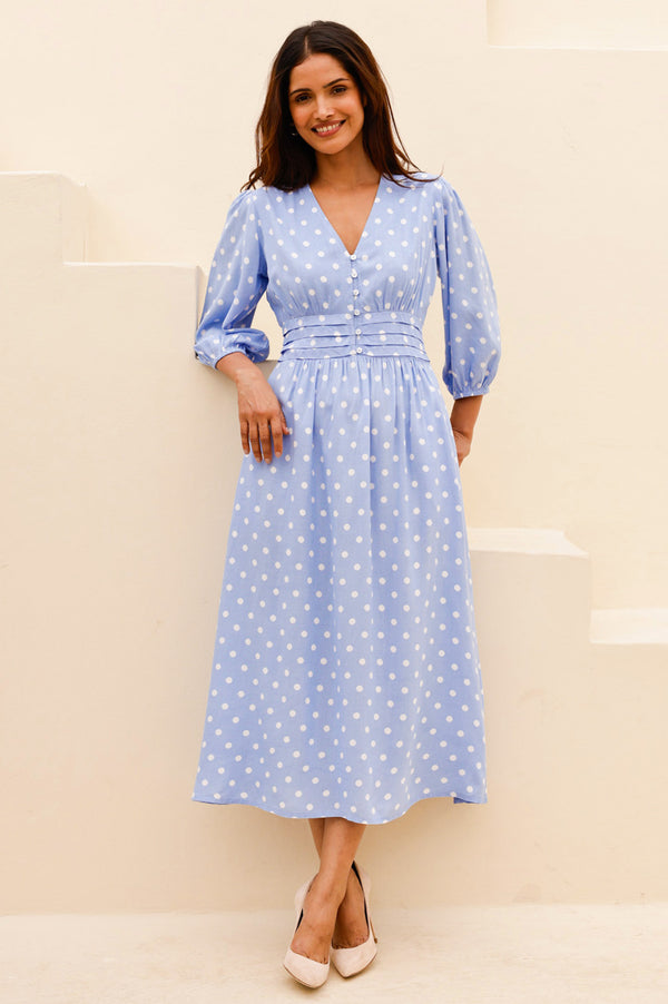 sachin and babi light blue dress Discover the Best Dresses for Every May Occasion main image 1