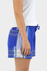 Kikoy Short Shorts | Cobalt Blue/Blue