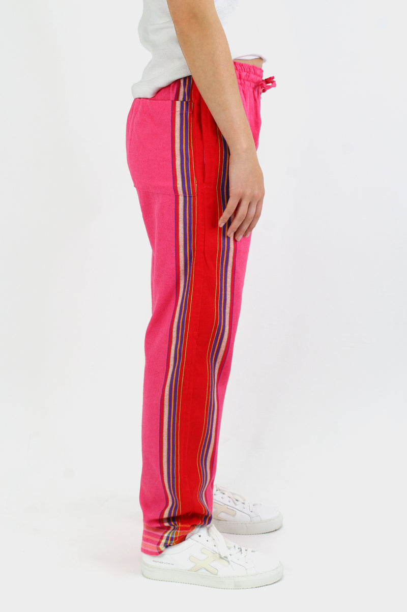 Unisex Kikoy Trousers | Pink/Red