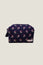 RHS Organic Cotton Printed Large Wash Bag  | Navy