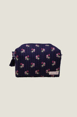 RHS Organic Cotton Printed Large Wash Bag  | Navy