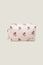 RHS Organic Cotton Printed Medium Wash Bag | Cream