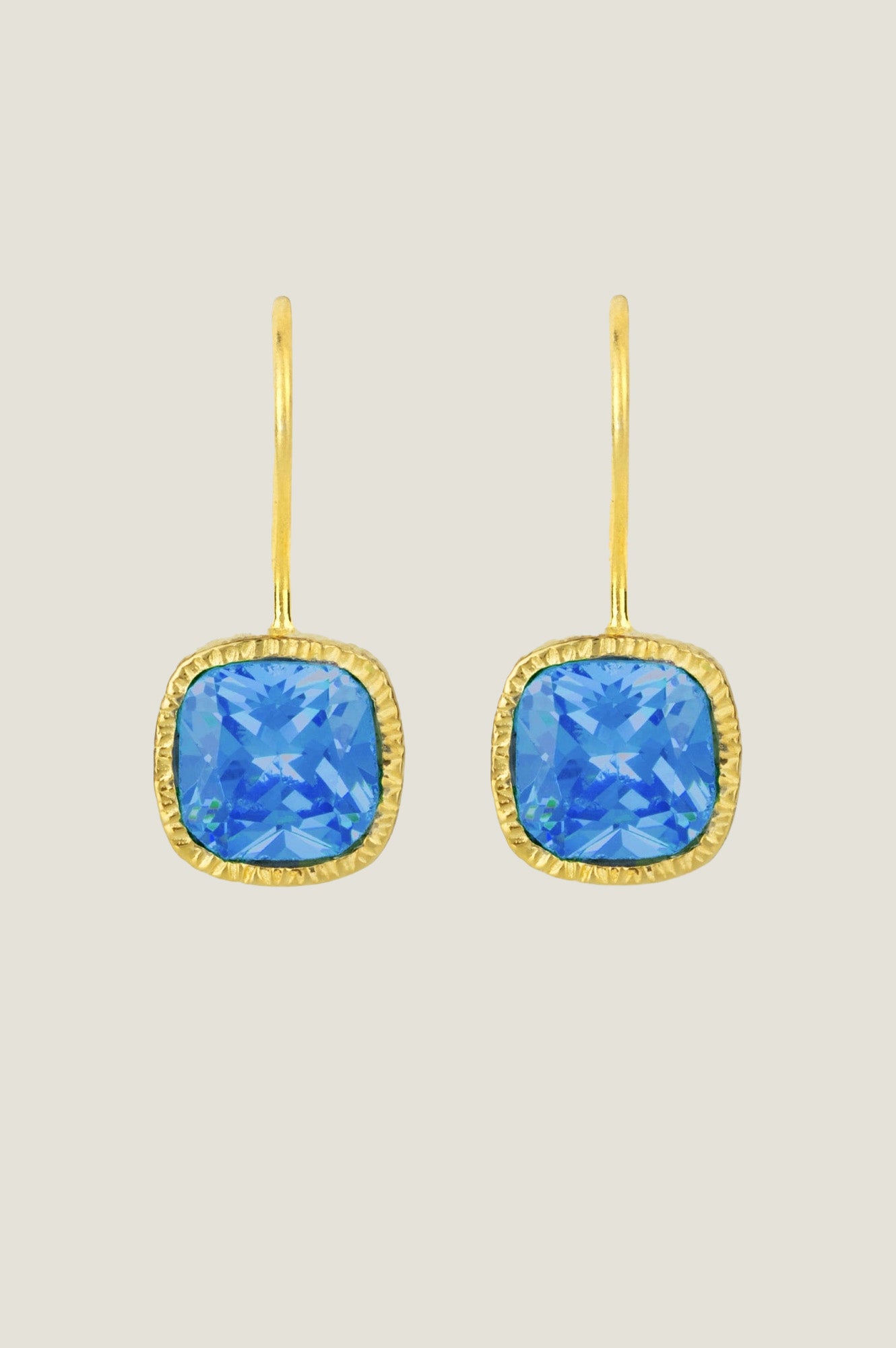 ASHIANA Lois Earrings | Blue Topaz