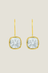 ASHIANA Lois Earrings | Clear Glass