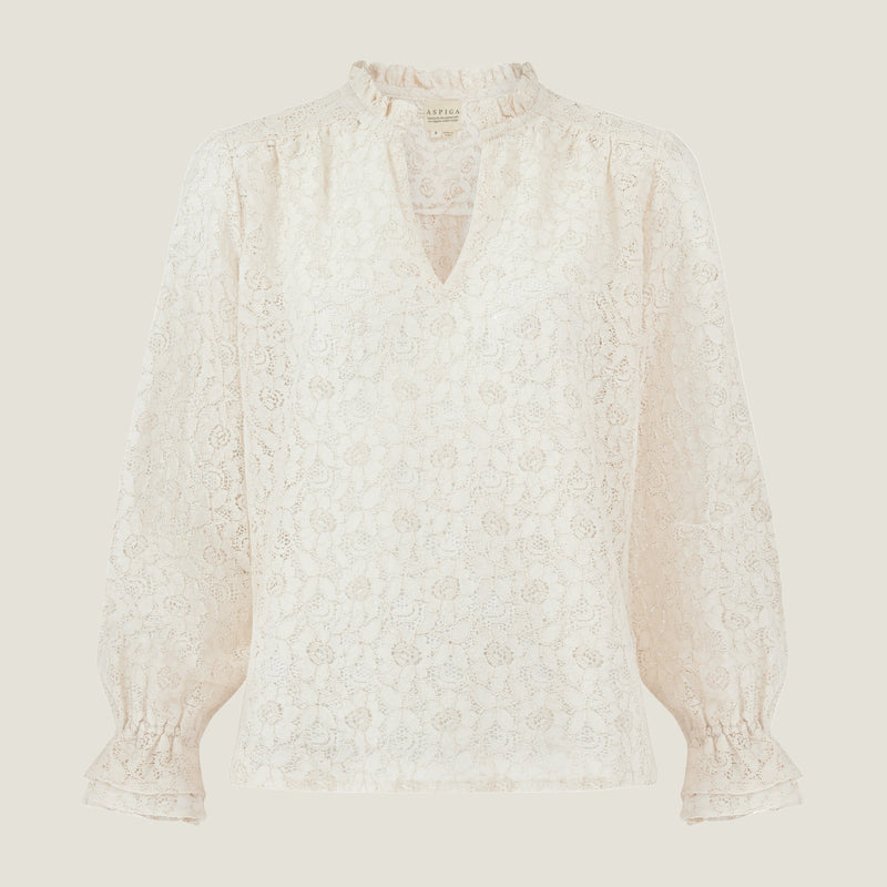 Amelie Lace Blouse | Ivory