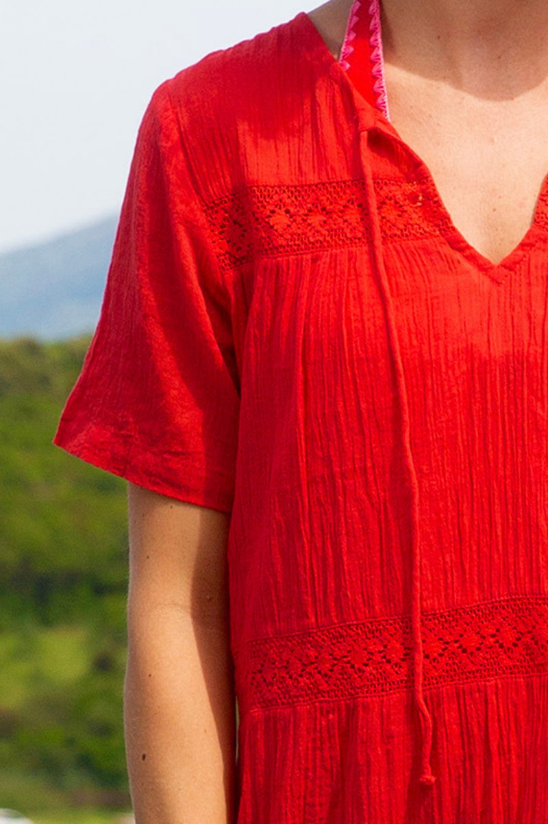 Roxy Kaftan | Red