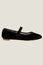 Velvet Mary Jane | Black