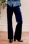 Juliette Stretch Corduroy Trouser | Atlantic Blue