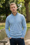 Men's Merino Wool Quarter Zip | Blue/Navy