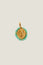 Santa Maria Charm | Gold/Aqua Blue
