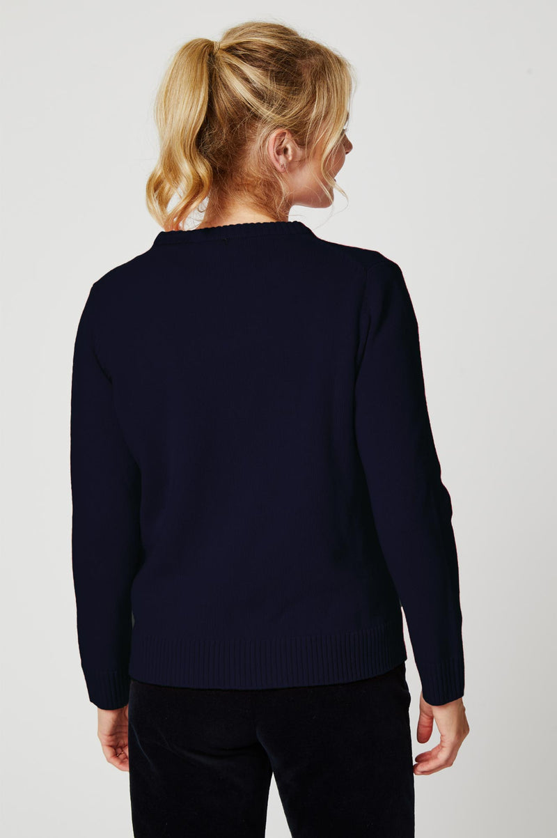 Cali Jumper | Navy/Orange