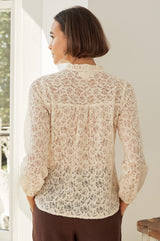 Amelie Lace Blouse | Ivory