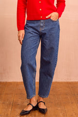 Cashmere Cardigan & Jeans