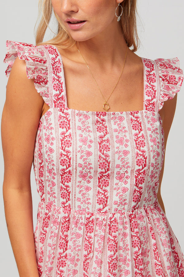 Birdie-Dress-Linear-Botanical-Pink