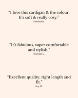 Merino Wool Brittany Cardigan | Party Pink
