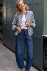 Classic Gingham Shirt | Blue/White