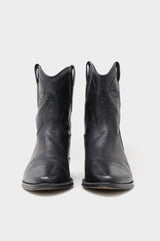 Camilla Short Cowboy Boots | Black