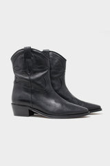 ALPE Camilla Short Cowboy Boots | Black