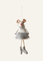 TuTu Mouse Hanging Decoration | Grey