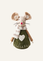 Heart Mouse Decoration | Green