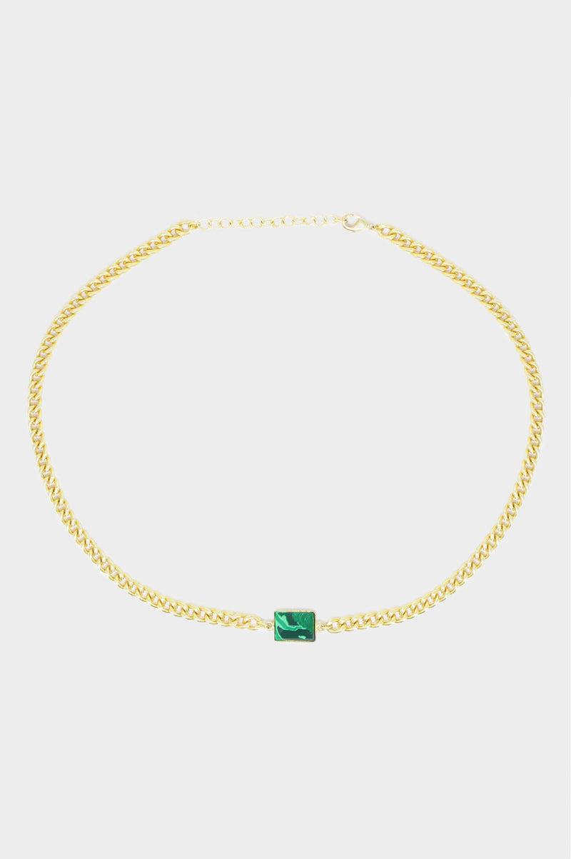 One line on sale stone necklace