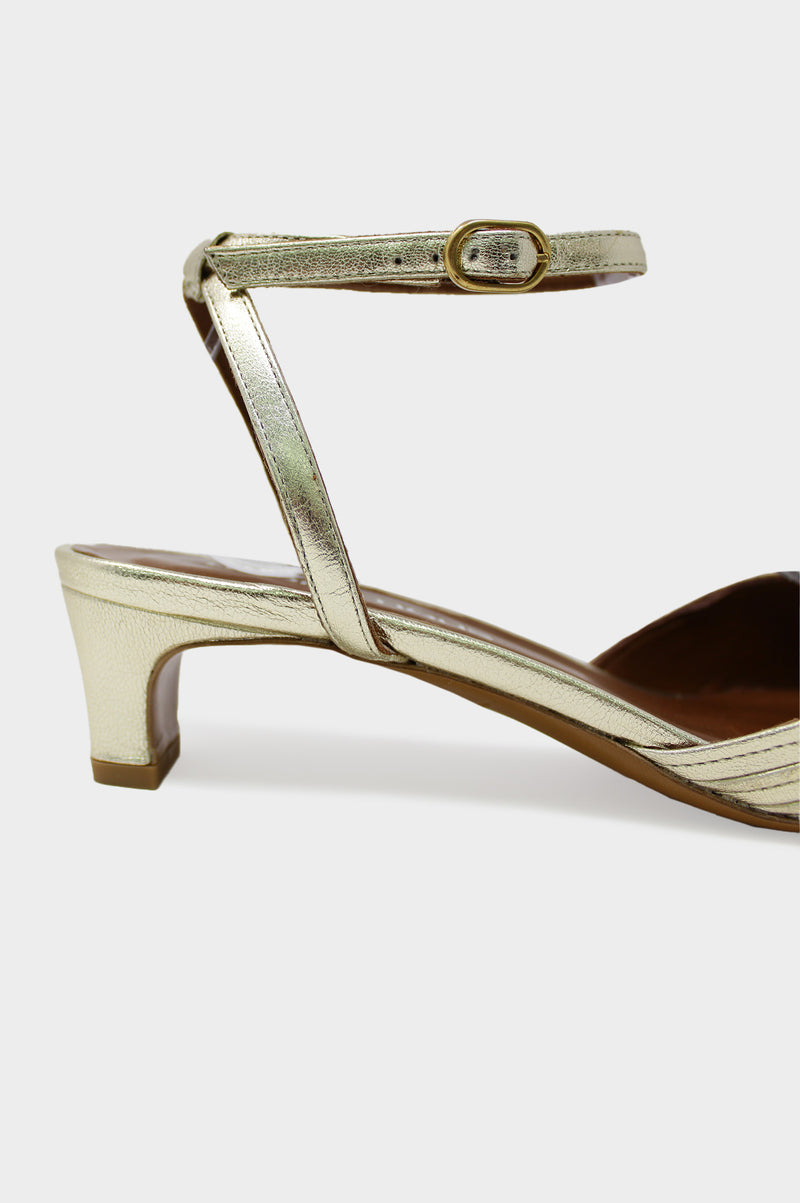 Givia Low Heel | Champagne