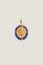 Santa Maria Charm | Gold/Cobalt Blue