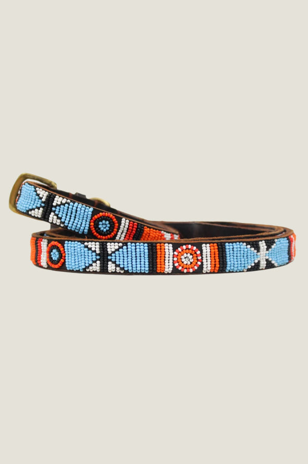 Arrow and Disc Dog Collar Thin | Multi