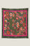 Bold Floral Print Scarf | Khaki/Red/Purple