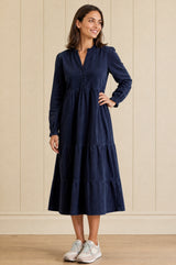 Liv Corduroy Dress | Ink