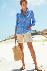 Cecilia Shirt | Blue/White
