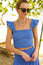 Bryony Cheesecloth Top | Cornflower