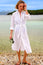 Kelly Linen Shirt Dress | White