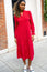Liv Corduroy Dress | Red