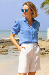 Olive Cheesecloth Blouse | Cornflower